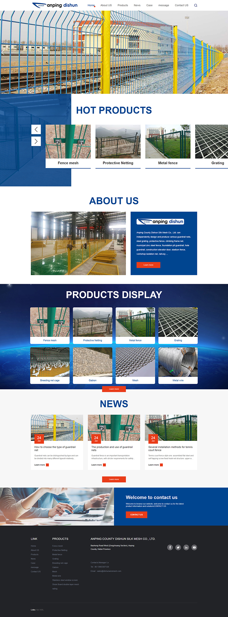  ANPING COUNTY DISHUN SILK MESH CO., LTD.